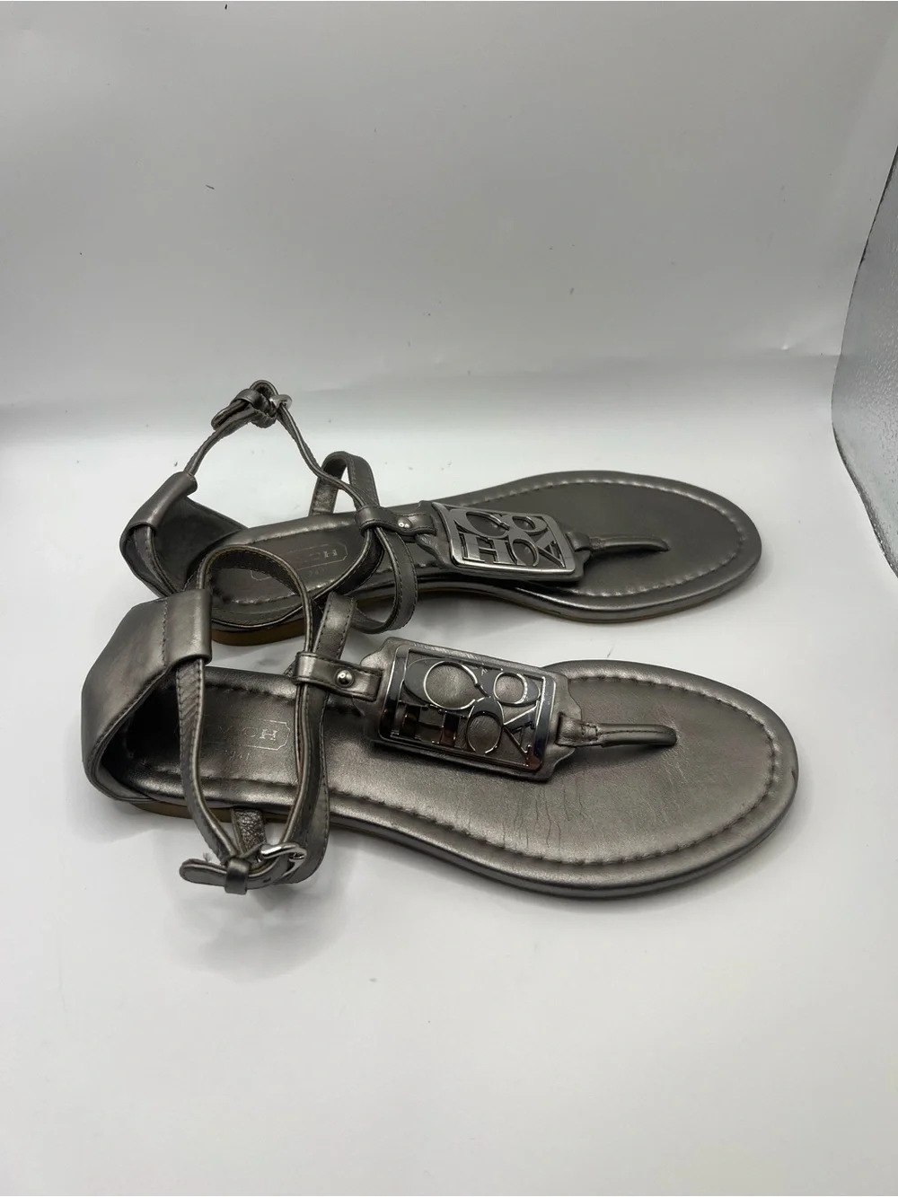 Coach strap sandals